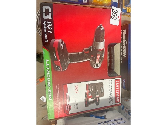 New Craftsman 19.2 Lithium Ion Drill