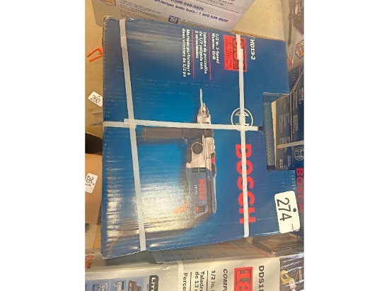New Bosch 8.5 Amp 1/2" 2 Speed Hammer Drill