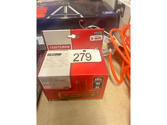 New Craftsman 19.2 Lithium Ion Battery