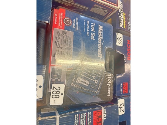 New Mastercraft 153 Piece Tool Set