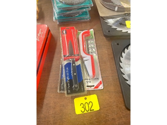 New Paring Knives & Sharpener