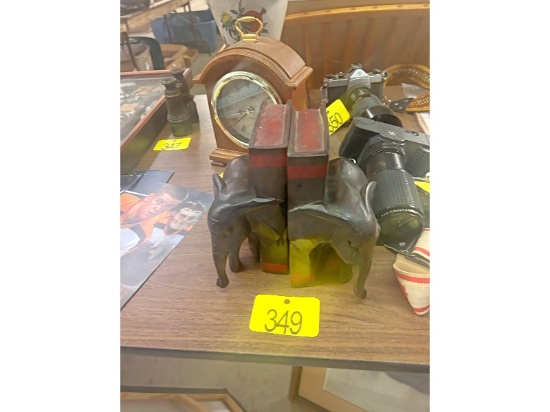 Carved Book Ends