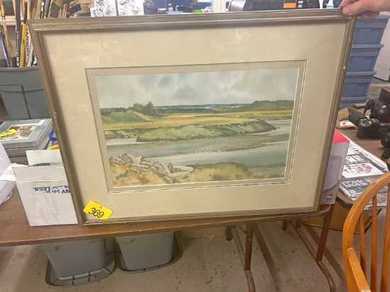 Framed Watercolor - Signed