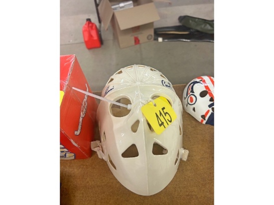 Signed Goalie Mask
