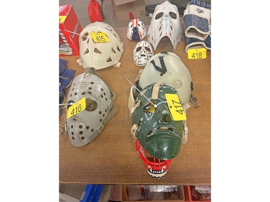 Assorted Goalie Masks
