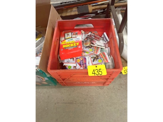 Crate of Hockey Cards