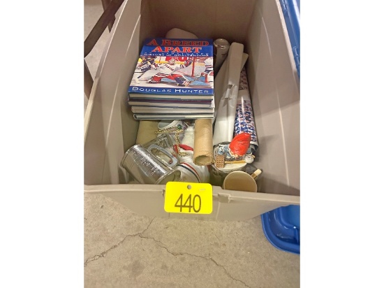 Tote of Hockey Memorabilia