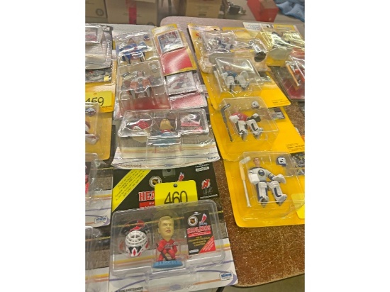 Row of Hockey Figurines