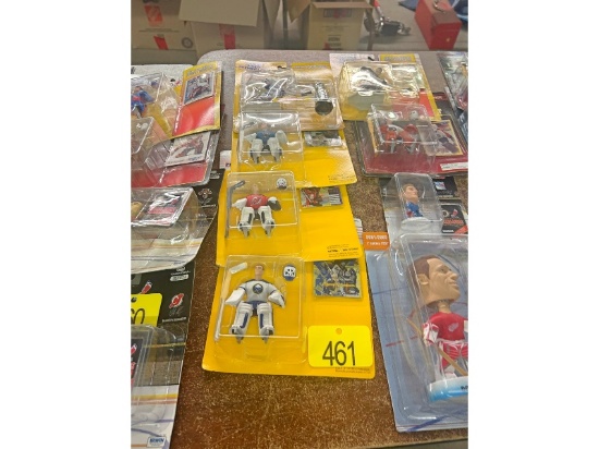 Row of Hockey Figurines
