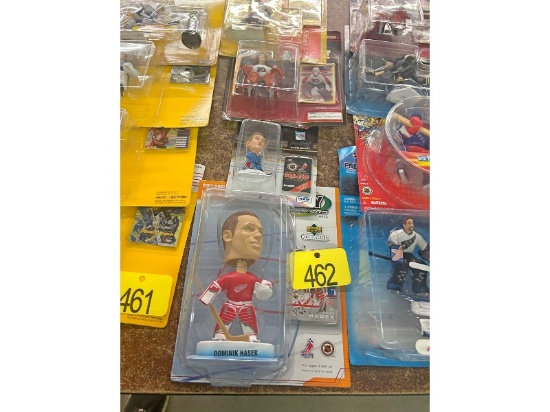 Row of Hockey Figurines