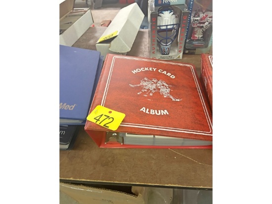 Binder of Hockey Cards