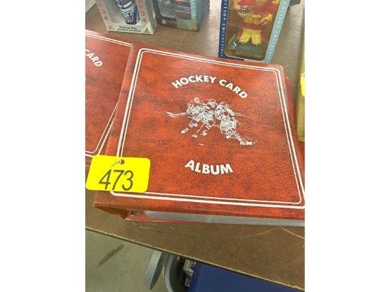 Binder of Hockey Cards