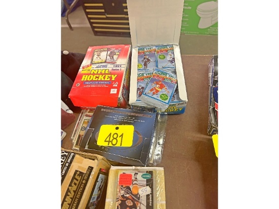 Boxes of Hockey Cards