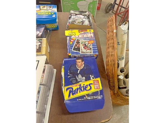 Boxes of Hockey Cards