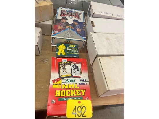 4 Boxes of Hockey Cards