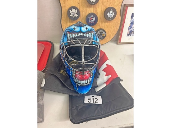 Curtis Joseph Helmet & Bag