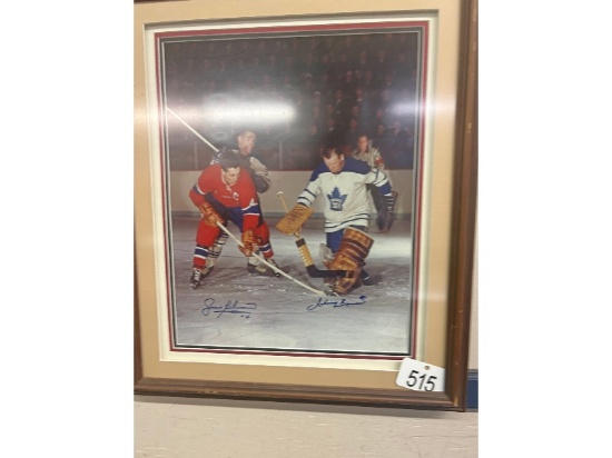 Signed Johnny Bower Print