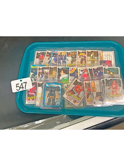 Tray of Hockey Cards