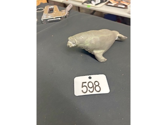Soapstone Walrus - Signed