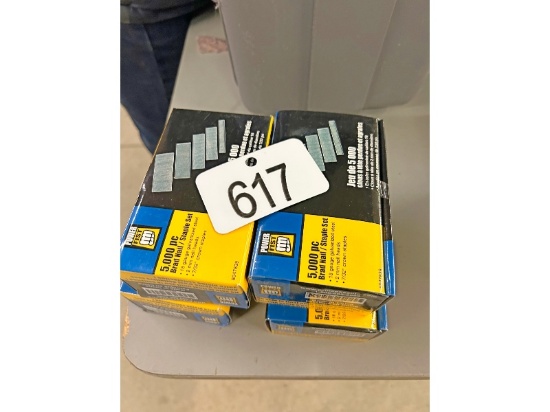 4 Boxes of Brad Nails