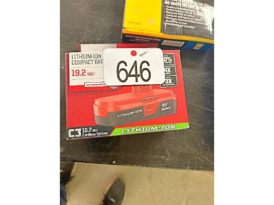New Craftsman 19.2 Volt Battery