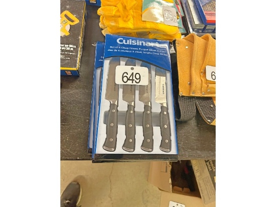 3 Sets of New Cuisinart Knives
