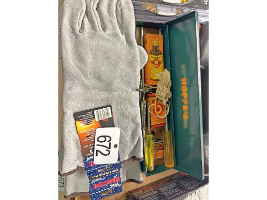 Welders Gloves & Gun Cleaning Set