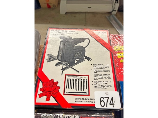 New Craftsman Scroller Saw