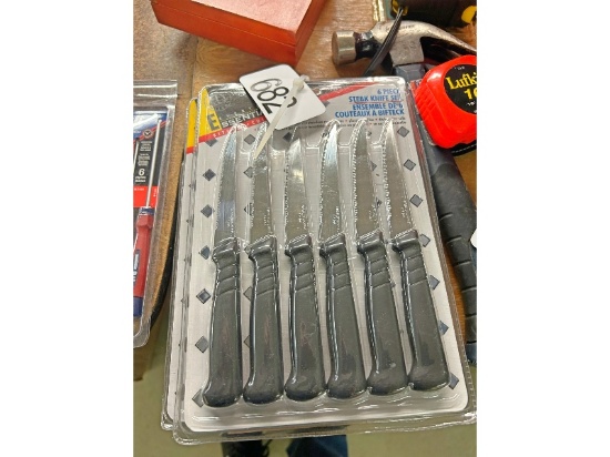 2 New Steak Knife Sets