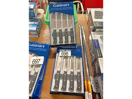 2 Sets of New Cuisinart Knives