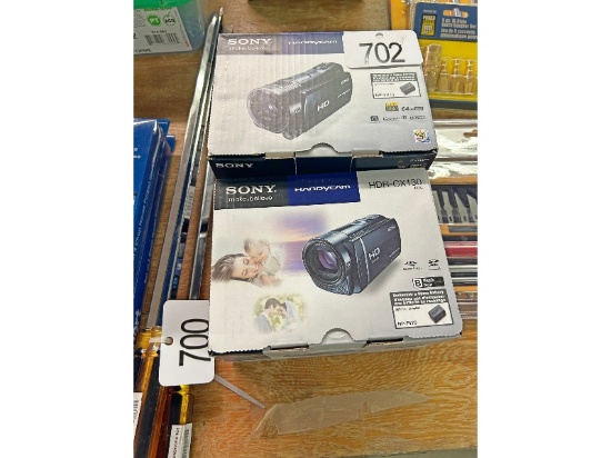 2 New Sony Handy Cams