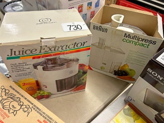 2 New Juicers