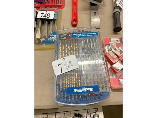New Mastercraft Drill Bit Set