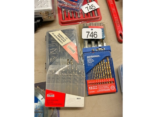 New Mastercraft Chisel & Drill Bit Sets