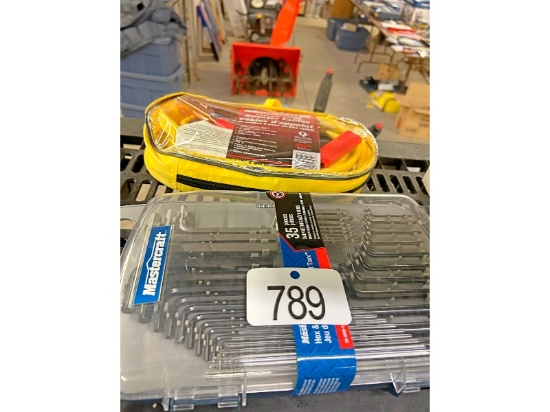 New Mastercraft Allen Wrench Set & Booster Cables