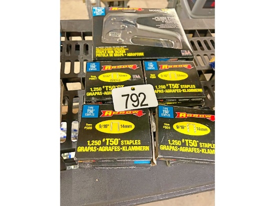 New Arrow Stapler & 8 Boxes of Staples