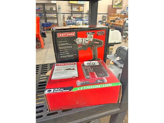 New Craftsman 19.2V Drill, Battery & Charger