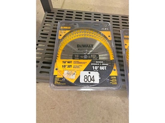 DeWalt 10" Saw Blade Set