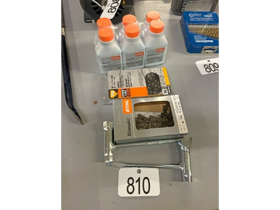 New Stihl 16" Chain, Mix Oil, Etc.