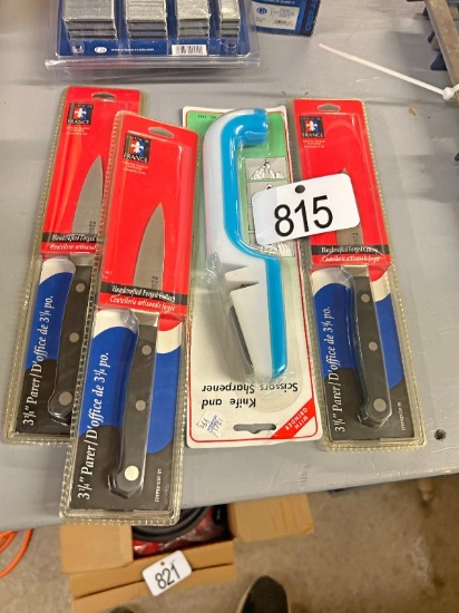 New Paring Knives & Sharpener