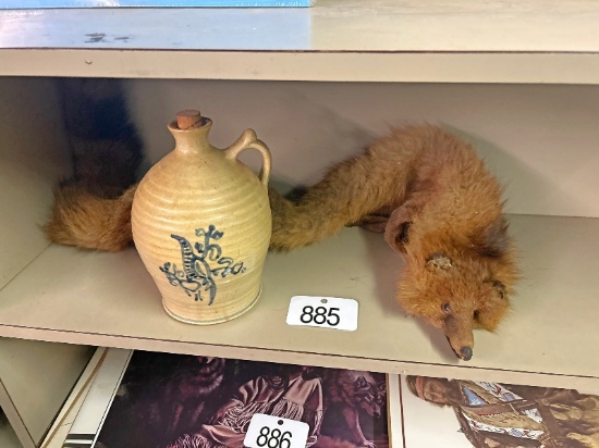Fur Stole & Jug