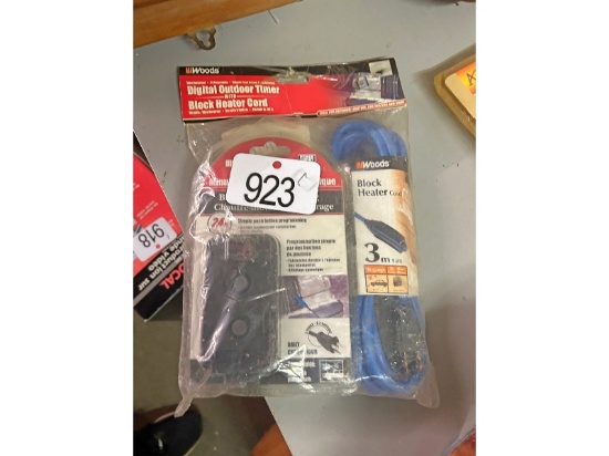 Block Heater Cord & Timer