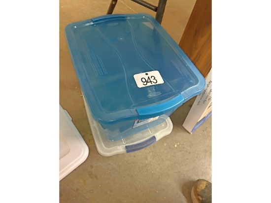 2 Totes With Lids