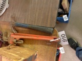 Pipe Wrench & Hammer