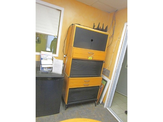 Storage Cabinet & Table
