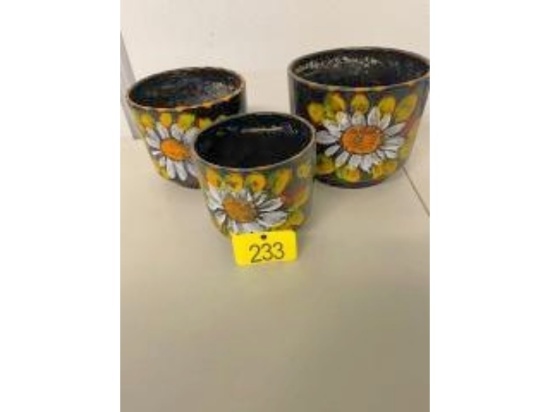 Decorated Flower Pots