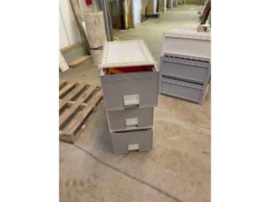 Plastic 3 Drawer Filing Cabinet