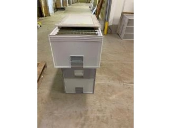 Plastic 3 Drawer Filing Cabinet