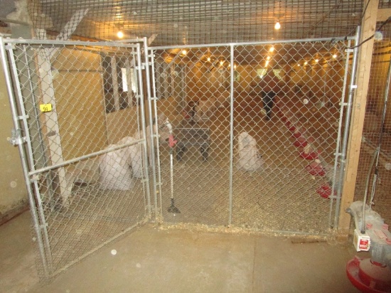 10'x6' Chain Link Panel With Entry Door