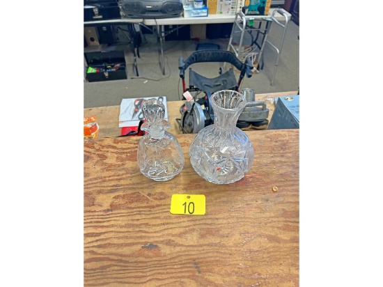 2 Crystal Decanters